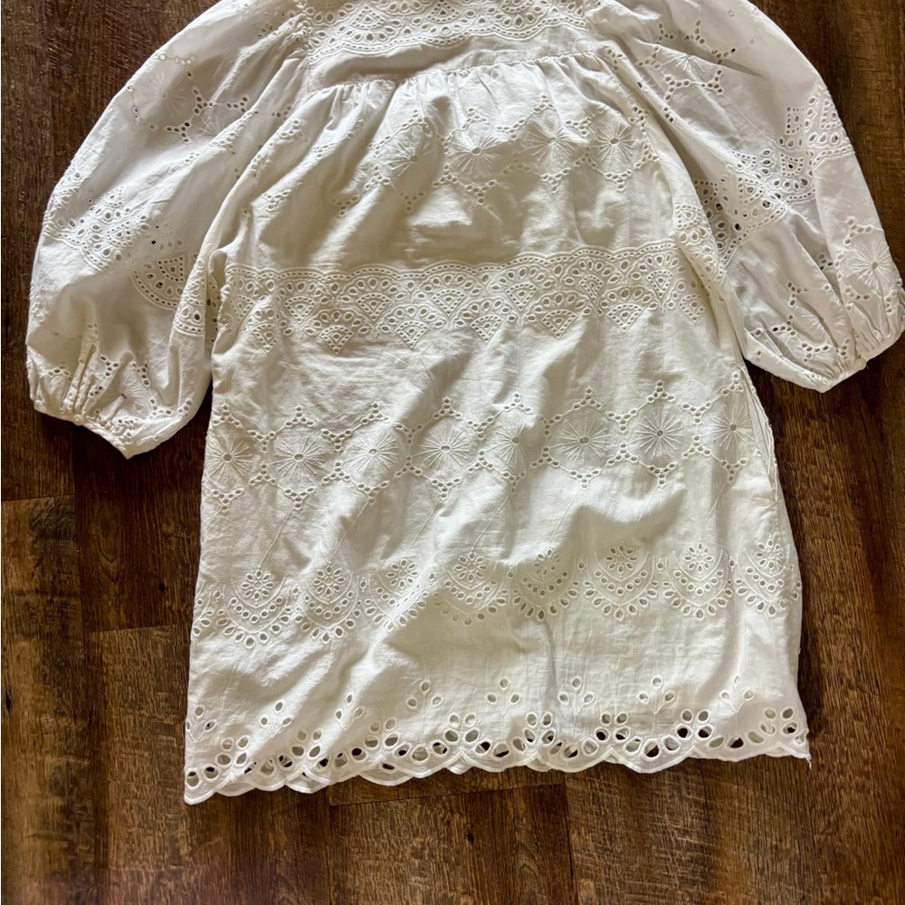 Universal Thread White Eyelet Lace Dress - Picture 2 of 6